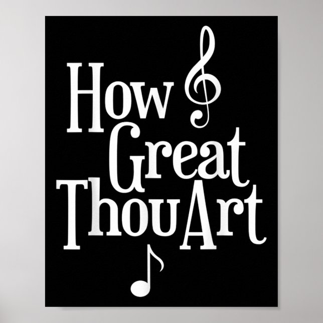 Christian S How Great Thou Art  Poster (Front)
