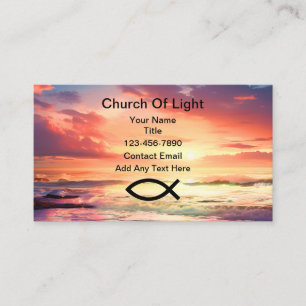 Christian Scenic Prayer Business Cards