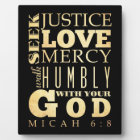 Christian Scriptural Bible Verse - Micah 6:8