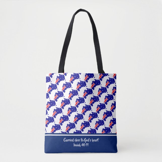 Christian Scripture AUSTRALIA Isaiah Tote Bag (Front)