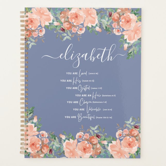 Christian Scripture Bible Verse Planner (Front)