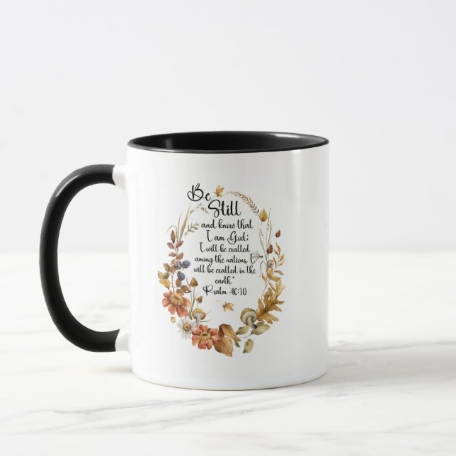 Christian Scripture Coffee Mug (Left)