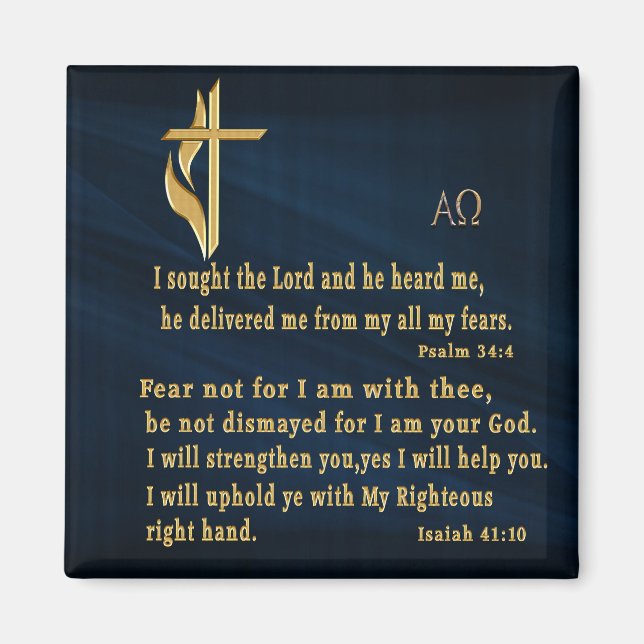 Christian Scripture Magnet (Front)