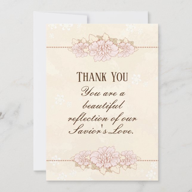 Christian Scripture Romans 1:8 I thank God for you Card (Front)