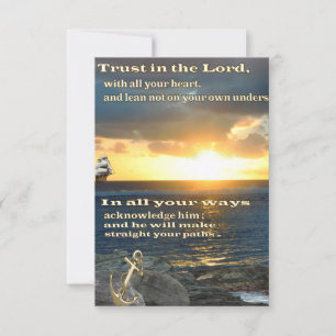 Christian Scripture RSVP Card