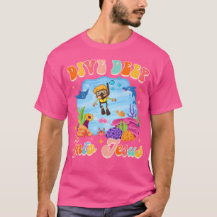 Christian Scuba Diving Scuba Diver Vbs Dives Deep T-Shirt