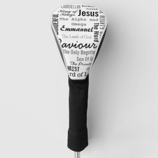 Christian Seventeen Names of Jesus Golf Head Cover