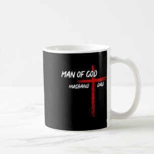 Christian-shirt Man Of God Husband Dad Fathers Day Coffee Mug