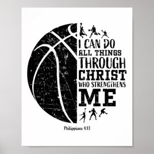 Christian Sketll Gifts Philippians 413 Men Women K Poster