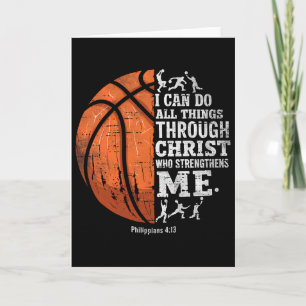 Christian Sketll I Can Do All Things Religious Fai Card
