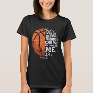 Christian Sketll I Can Do All Things Religious Fai T-Shirt