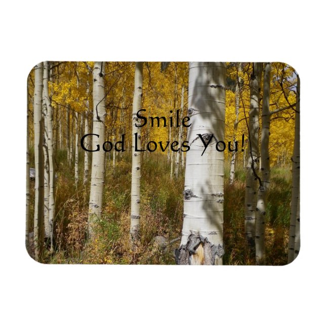 Christian Smile God Loves You Magnet (Horizontal)