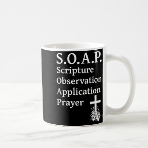 Christian Soap Scripture Observation Application P Coffee Mug