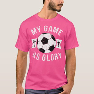Christian Soccer Gifts Teen Boys Girls Sayings Phr T-Shirt
