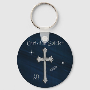 christian Soldier Key Ring