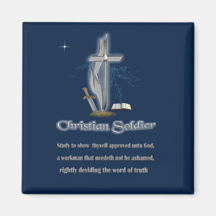 Christian Soldier Magnet