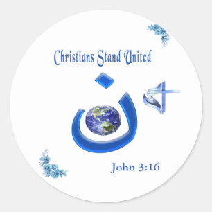 Christian Solidarity Classic Round Sticker