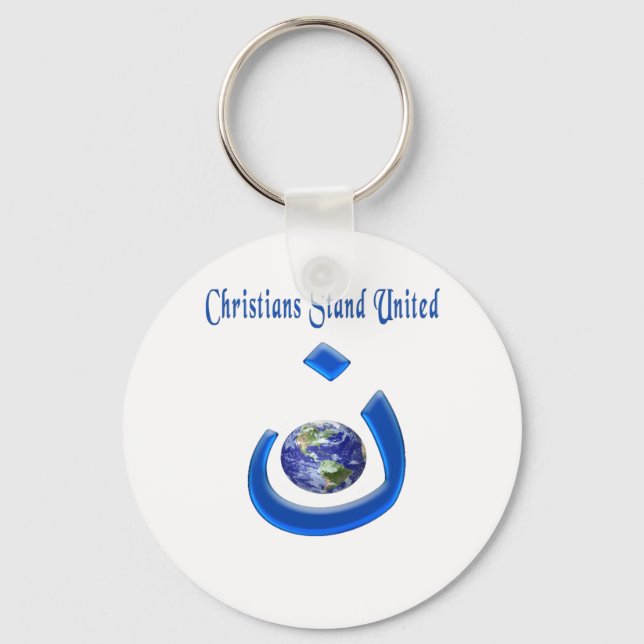 Christian solidarity merchandice key ring (Front)