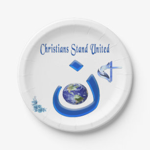 Christian Solidarity Paper Plate