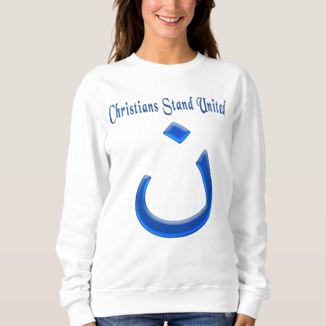 Christian solidarity  sweatshirt (Front)