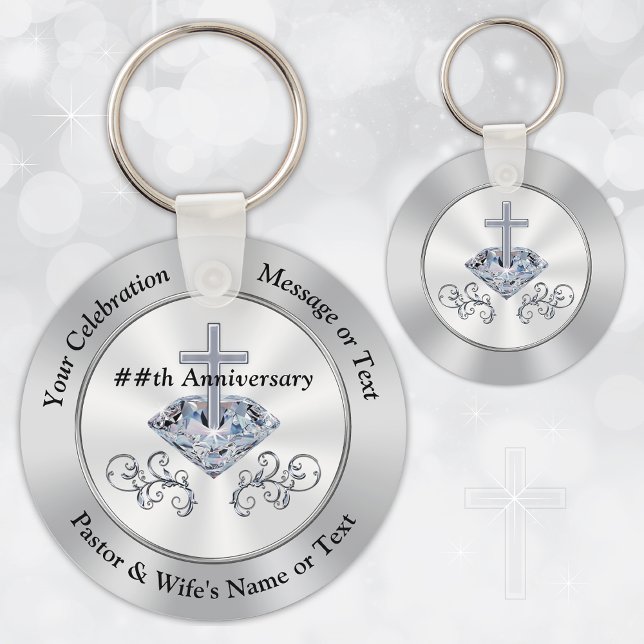 Christian Souvenir Ideas for Church Anniversary Key Ring (Church Party Favors / Christian Party Favors or Cheap Christian Gifts. Nice Church Anniversary Ideas)