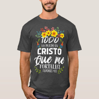 Christian Spanish Gifts Women Religious Bible T-Shirt
