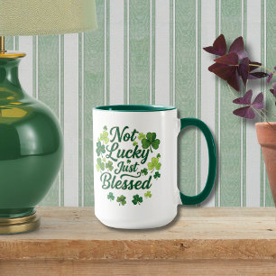Christian St. Patrick’s Day Shamrock Blessed Mug