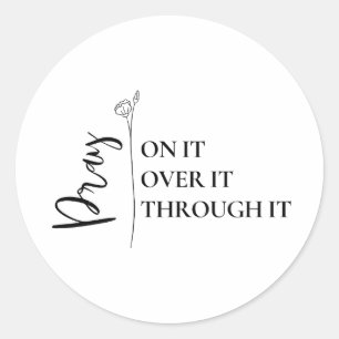 Christian sticker   Bible Faith sticker quote