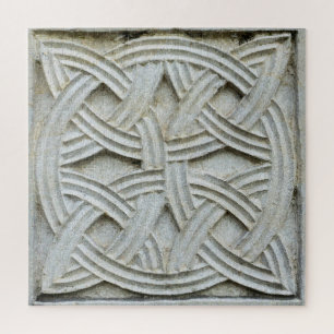 Christian Stone Carving Ancient Pattern Jigsaw Puzzle