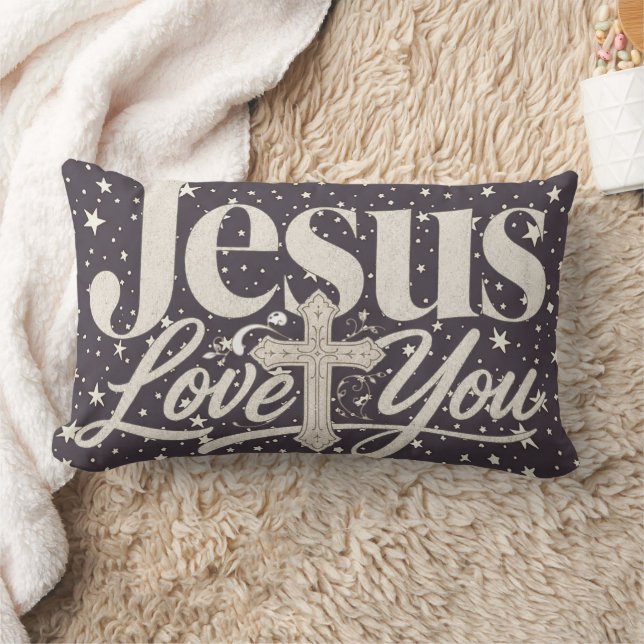 Christian Sublimation Design Lumbar Cushion (Blanket)
