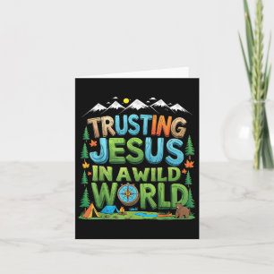 Christian Summer True North Vbs 2025 Trusting Jesu Card
