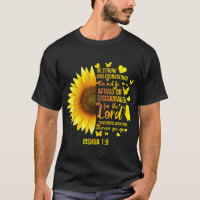 Christian Sunflower Joshua 19 Bible Verse Girls Pr