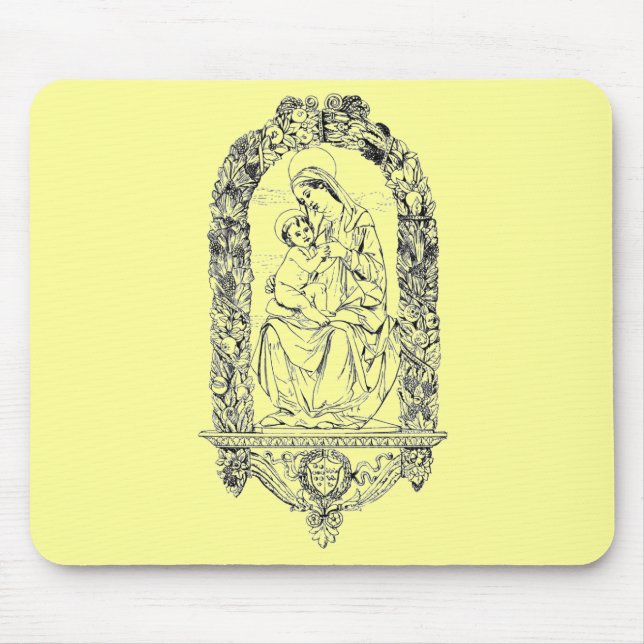 Christian Symbols Mouse Pad (Front)