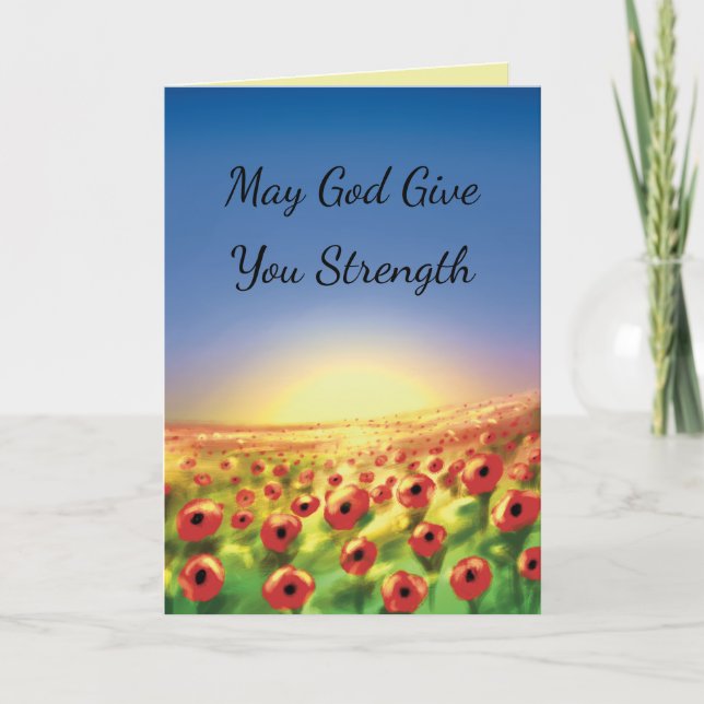 Christian Sympathy Card (Front)