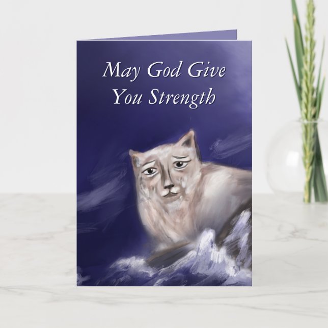 Christian Sympathy Card (Front)