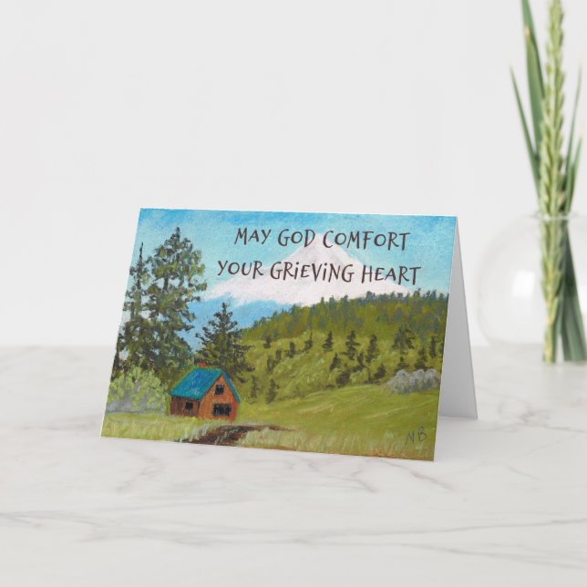 Christian Sympathy Card Landscape 1 (Front)