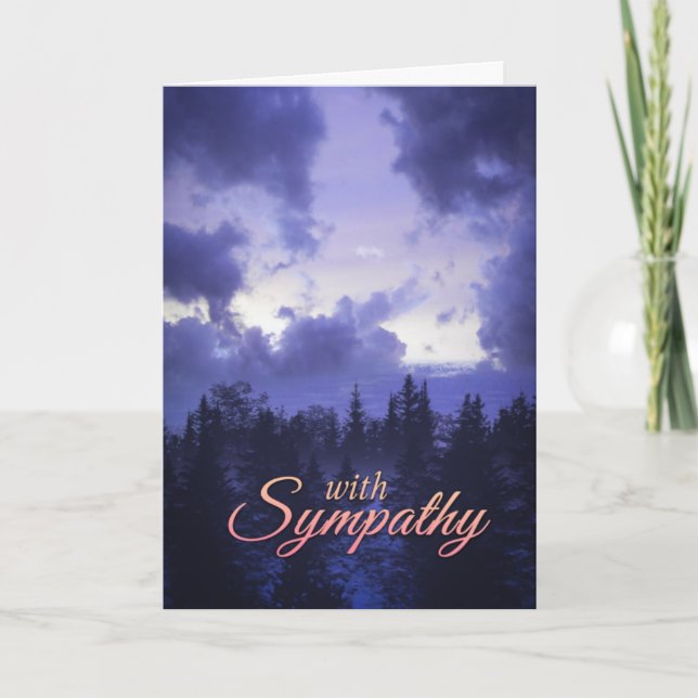 Christian Sympathy Greeting Card (Front)