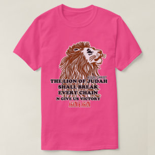 Christian T Shirt The Lion of The Tribe of Judah