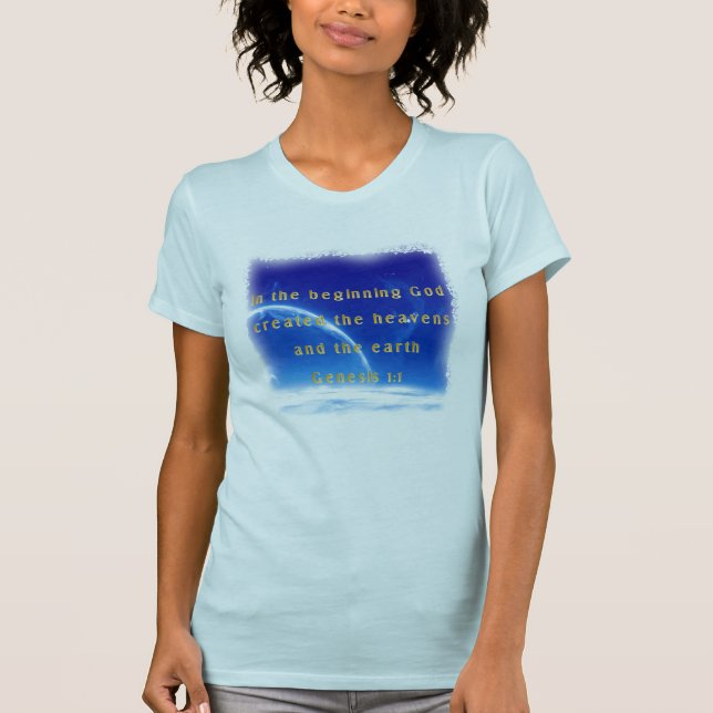 Christian T-shirt with Bible Verse (Front)