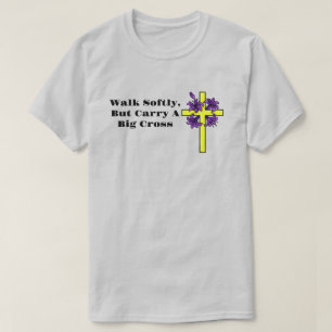 Christian T-shirt with Easter Cross Customise It!