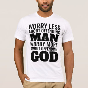 CHRISTIAN T-SHIRTS "I'M OFFENDED" T-SHIRTS