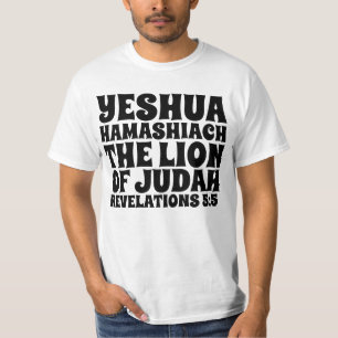 CHRISTIAN T-Shirts, YESHUA LION OF JUDAH T-Shirt