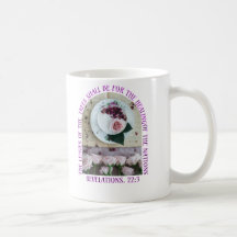 Christian Tea Mug with Healing Scripture