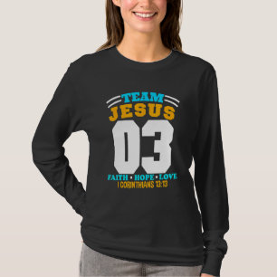 Christian Team Jesus 03 Faith Hope Love Christmas T-Shirt