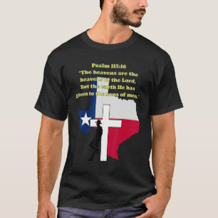 Christian Texas Cowboy Religious Prayer Jesus Bibl T-Shirt