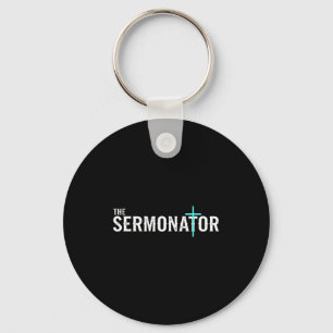 Christian The Sermonator - Pastor &amp; Preacher C Key Ring