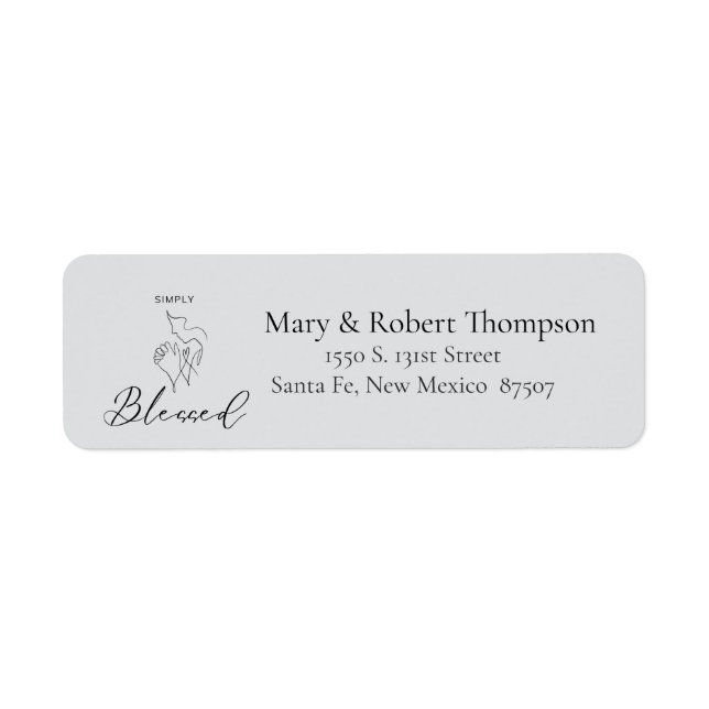 Christian Themes Return Address  (Front)