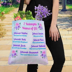 Christian Tote Bags, 7 Redemptive Names of God Bag