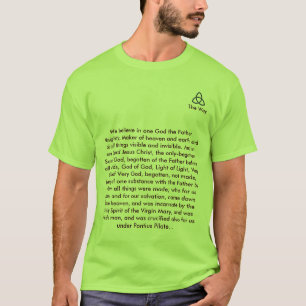 Christian_Triquetra, We believe in one God the ... T-Shirt