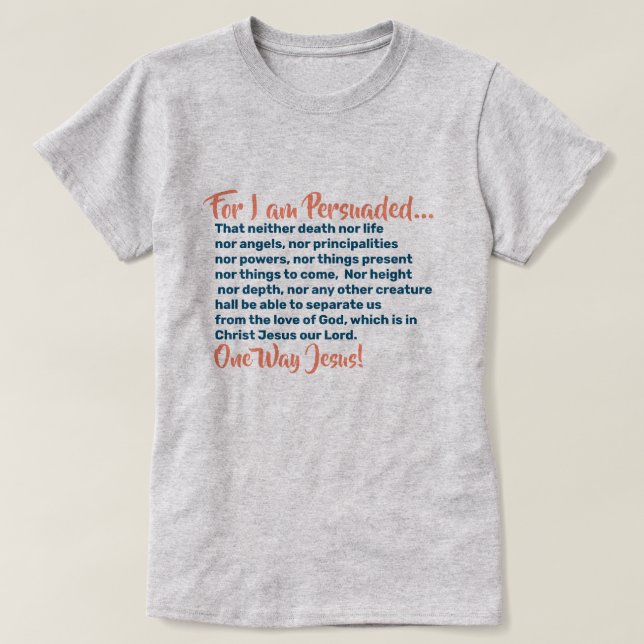 Christian Tshirts Nothing Can Keep Us Fr Gods Love (Design Front)